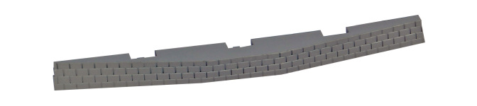 PIKO 55443 - H0 - Bettungssockel für Weichenantrieb Bogenweiche links (6 Stck.)